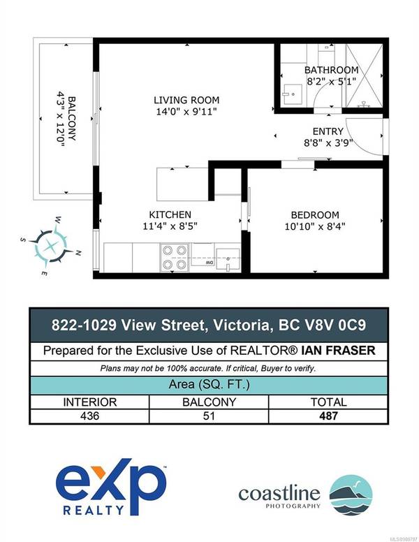 Victoria, BC V8V 0C9,1029 View St #822