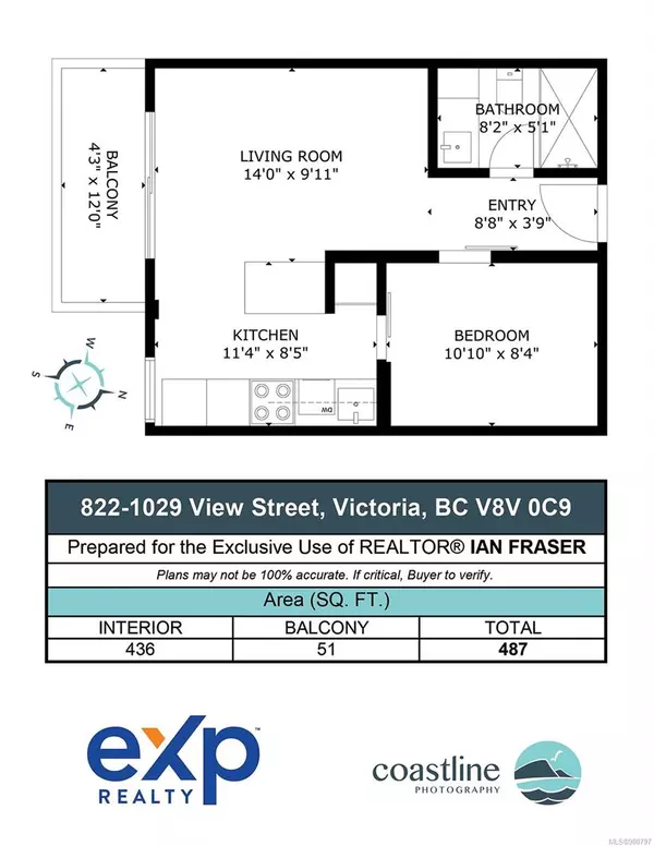 Victoria, BC V8V 0C9,1029 View St #822