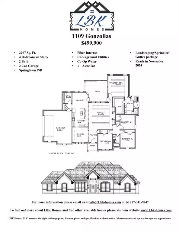 1109 Gonzollas Road, Springtown, TX 76082