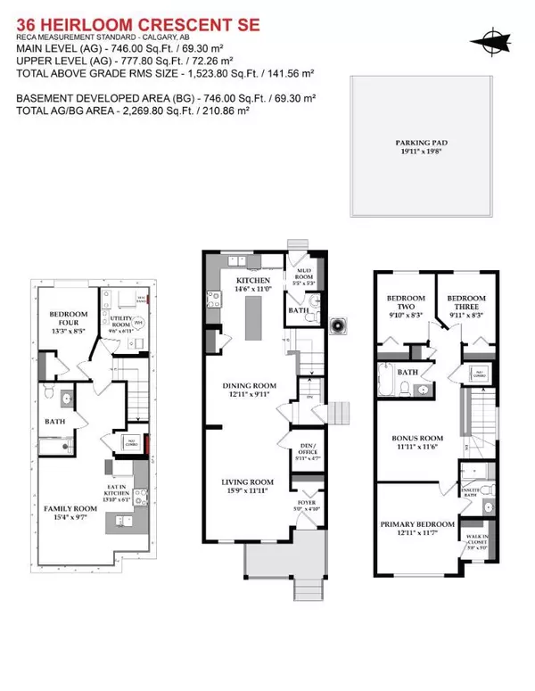 Calgary, AB T3S 0H1,36 Heirloom CRES Southeast