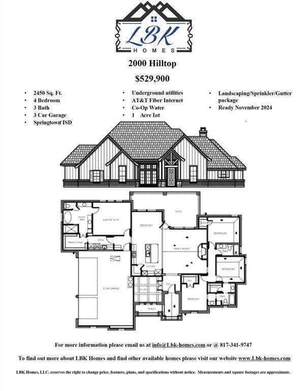 2000 Hilltop Cove, Springtown, TX 76082