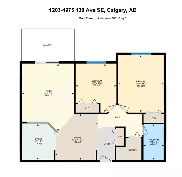 Calgary, AB T2Z4M4,4975 130 AVE SE #1203