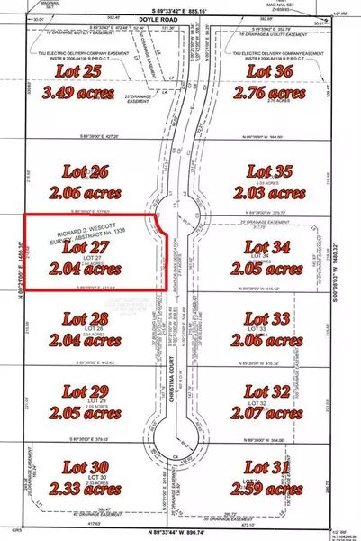 Lot 27 Christina Court, Krum, TX 76249