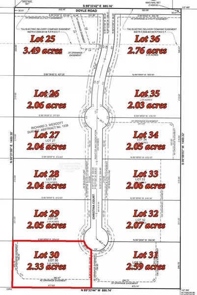 Lot 30 Christina Court, Krum, TX 76249