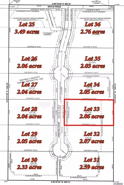 Lot 33 Christina Court, Krum, TX 76249