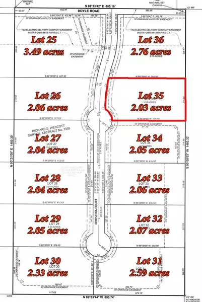 Lot 35 Christina Court, Krum, TX 76249