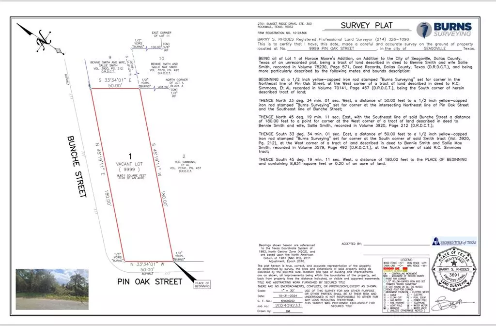 Seagoville, TX 75159,9999 Pin Oak Road #Lot 9