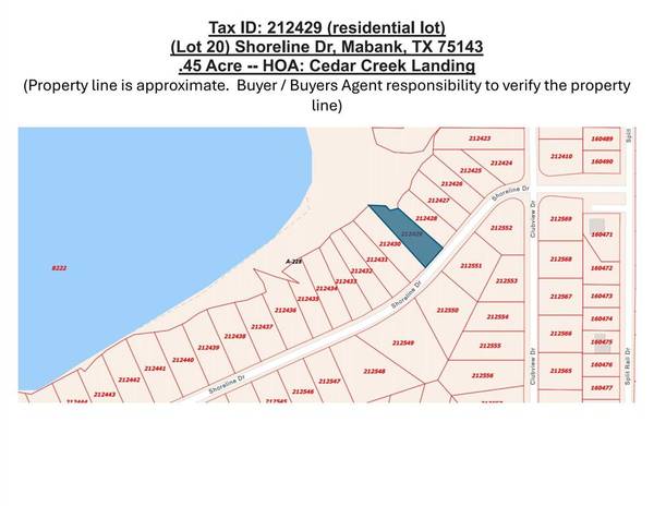 Lot 20 Shore Line Drive, Mabank, TX 75143