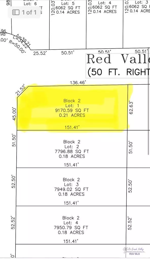 Lot 1 Blk 2 VINEYARD AVE, Brownsville, TX 78521