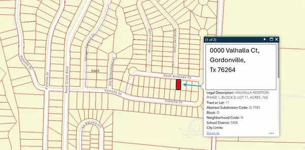 Gordonville, TX 76264,0000 Valhalla Court