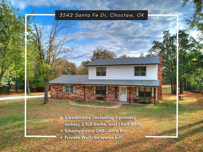 3542 Santa Fe Drive, Choctaw, OK 73020