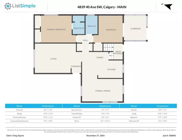 Calgary, AB T3E 1E4,4839 40 AVE SW