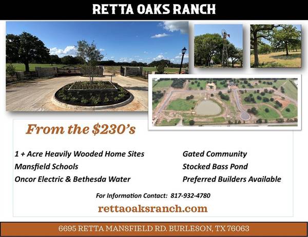 6608 Retta Oaks Drive, Burleson, TX 76028