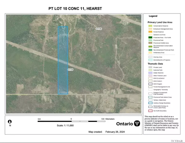 Hearst, ON P0L 1N0,PT LT 10 Con 11 MCNEE ST