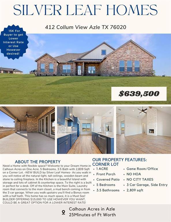 Azle, TX 76020,412 COLLUM