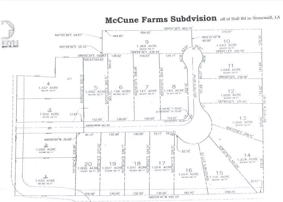 Stonewall, LA 71078,0 Martin Way Lot 14