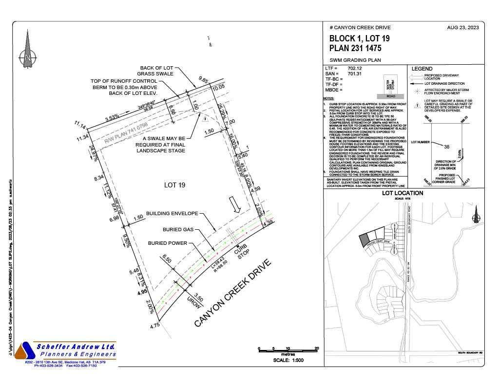 Medicine Hat, AB T1B 0B2,24 Canyon Creek DR Southwest