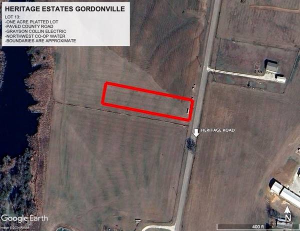 LOT 1.13 HERITAGE, Gordonville, TX 76245