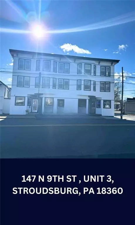 147 North 9TH Street #UNIT 3, Stroudsburg, PA 18360