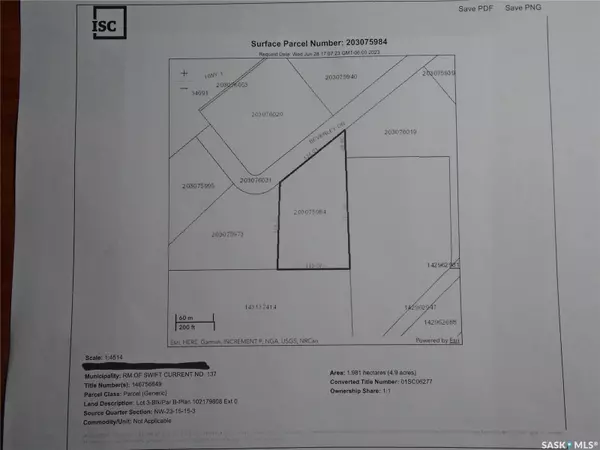 Swift Current Rm No. 137, SK S9H 3V5,Rural Address