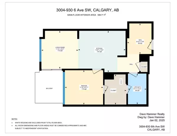 Calgary, AB T2P 1J3,930 6 AVE Southwest #3004