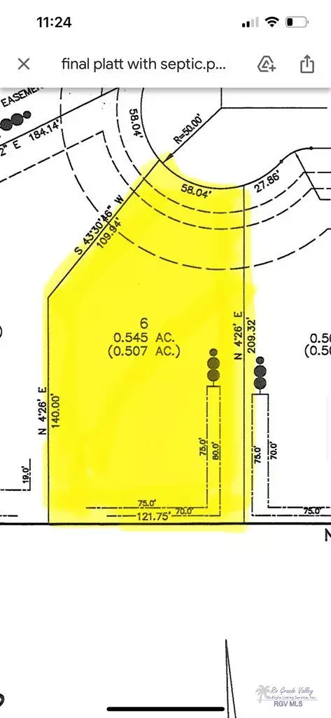 Lot 6 Blk 1 APRIL DR, Brownsville, TX 78521