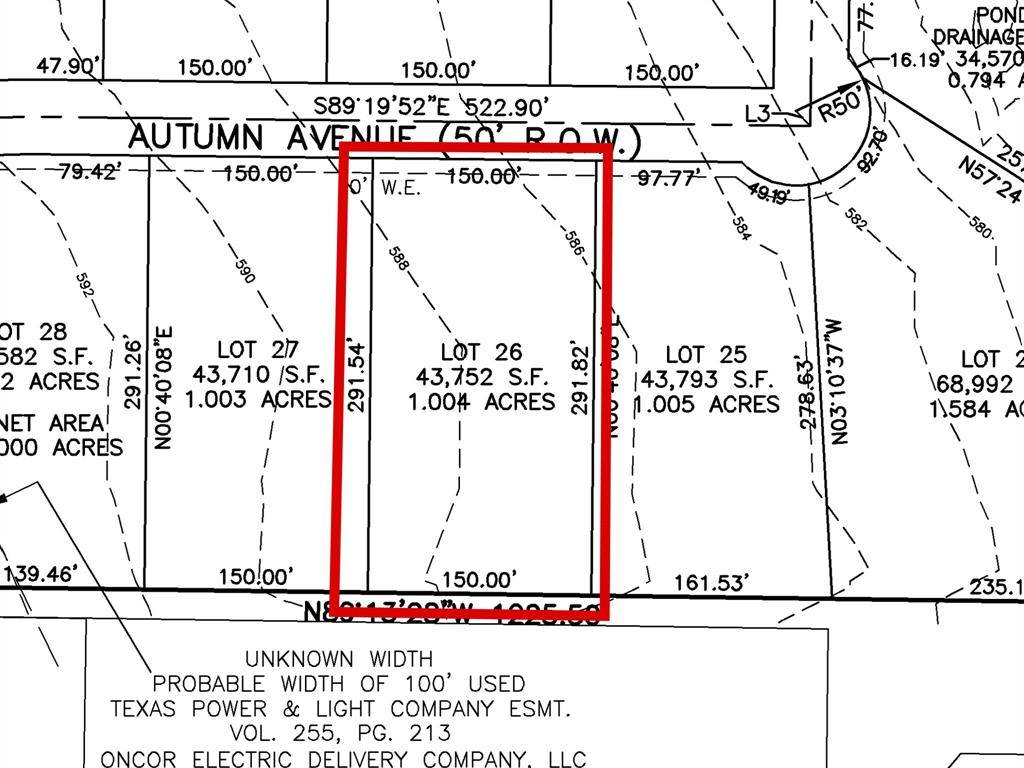 Princeton, TX 75407,Lot 26 Autumn Avenue