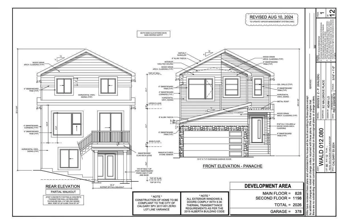 Calgary, AB T2X5A9,92 Walgrove PL