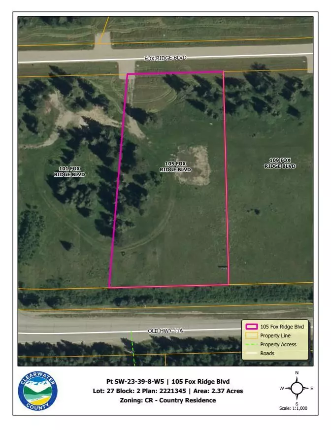 Rural Clearwater County, AB T4T 2A4,105 Fox Ridge BLVD