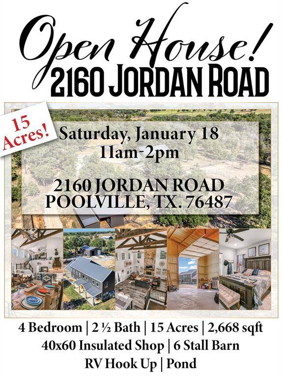 2160 Jordan Road, Poolville, TX 76487