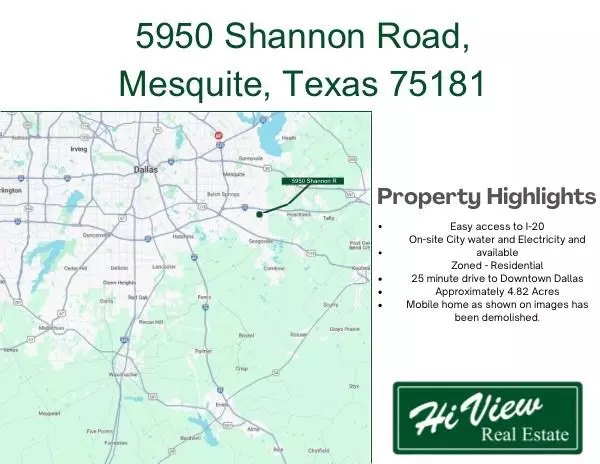 Mesquite, TX 75181,5950 Shannon Road