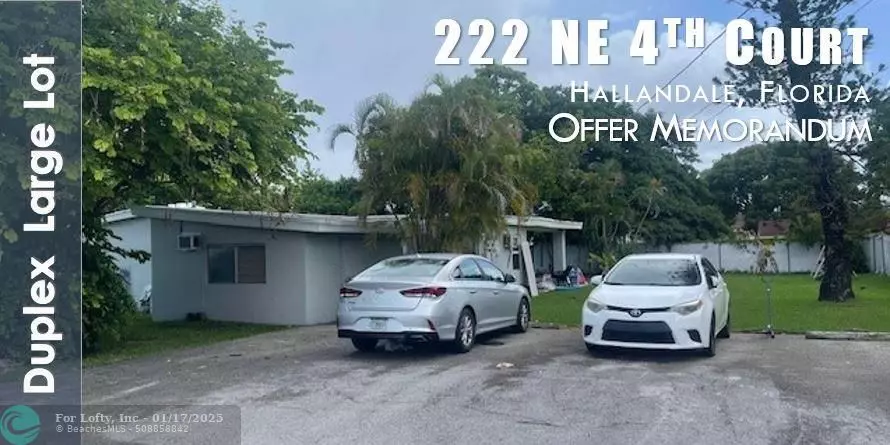 Hallandale Beach, FL 33009,222 NE 4th Ct