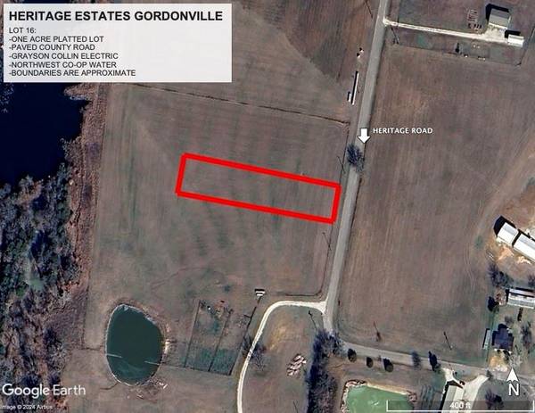 LOT 1.16 HERITAGE, Gordonville, TX 76245