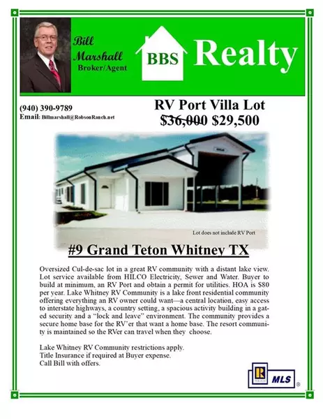 9 NE Grand Teton Drive, Whitney, TX 76692