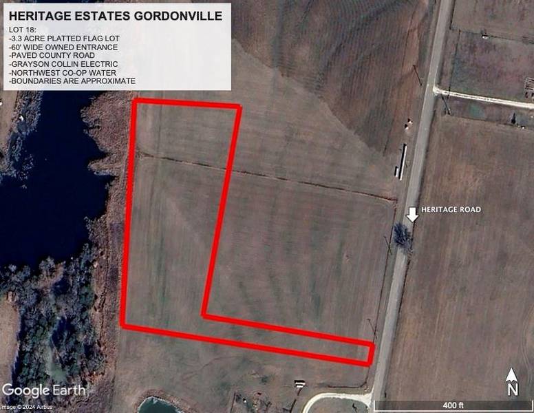 LOT 1.18 HERITAGE, Gordonville, TX 76245