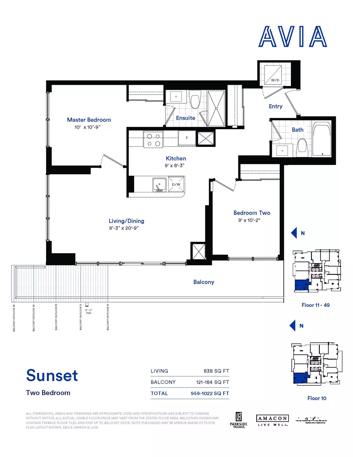 Mississauga, ON L5B 0L6,430 Square One DR #3008