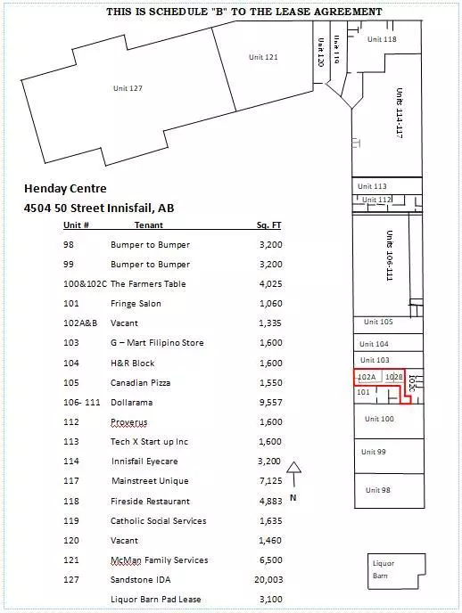 Innisfail, AB T4G1C2,4804 50 ST #102A/B