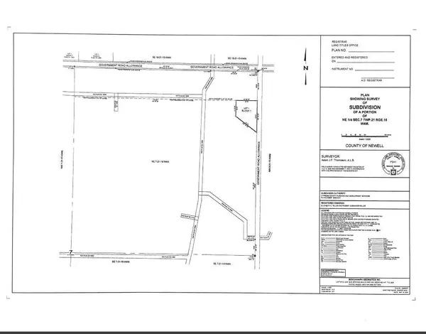 Rural Newell County Of, AB T0J0B5,HWY 550 & RR155 RR155