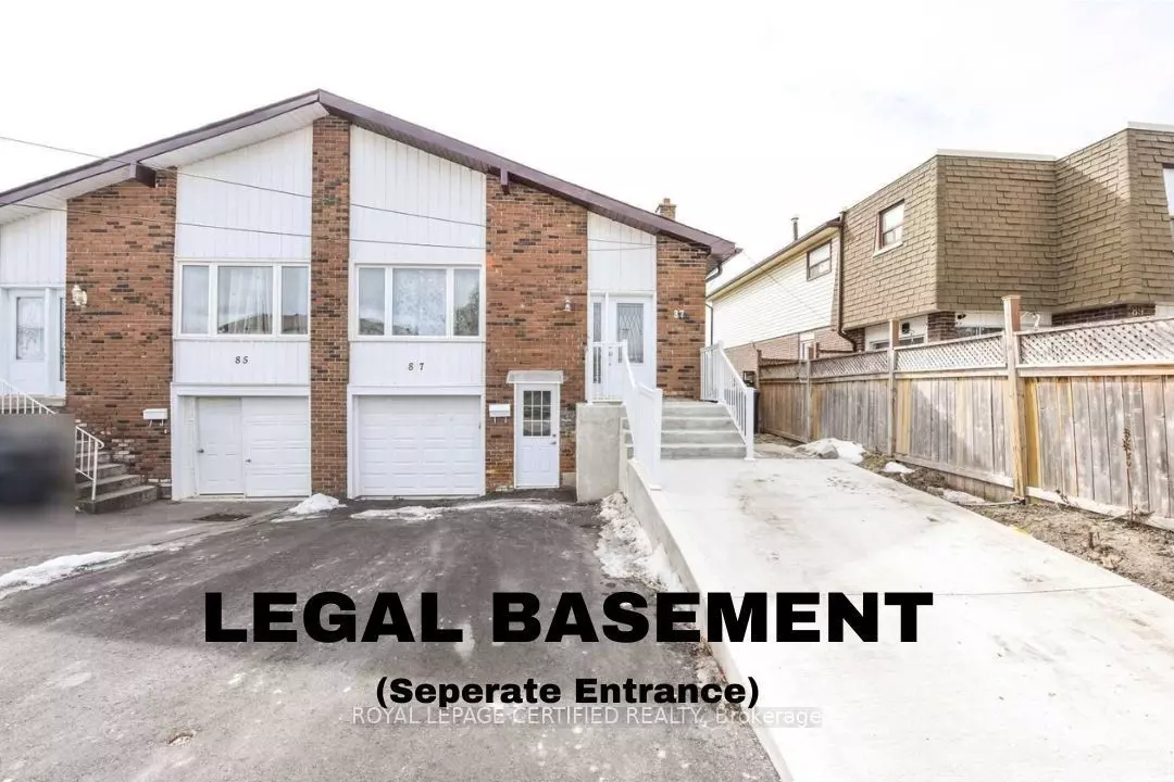 Brampton, ON L6V 3A9,87 Newlyn CRES