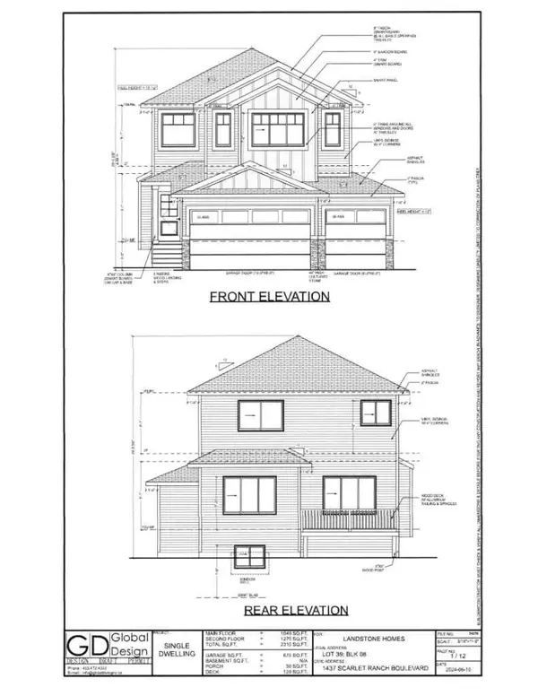 1437 Scarlett Ranch BLVD, Carstairs, AB T0M 0N0