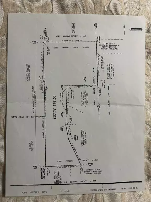 Lone Oak, TX 75453,000 Cr-3230