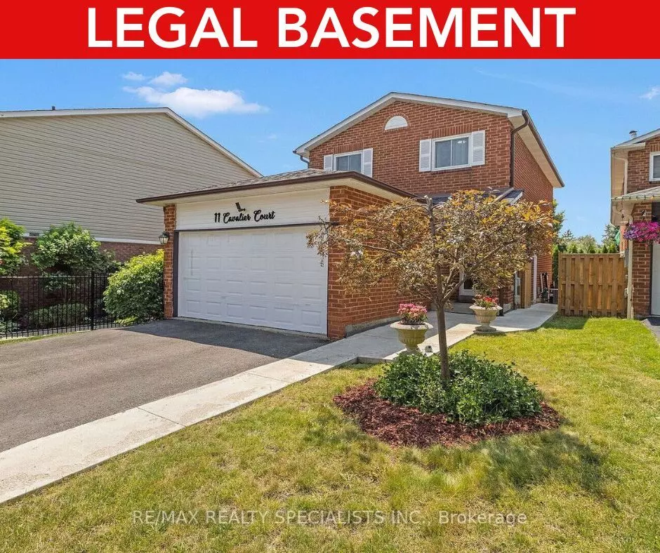 Brampton, ON L6V 3K5,11 Cavalier CT