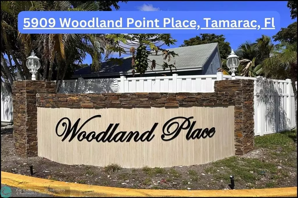 Tamarac, FL 33319,5909 Woodland Point Pl