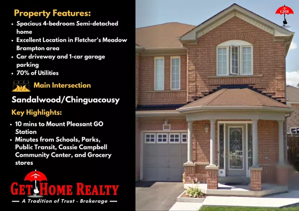 36 TRUMPET VALLEY BLVD #Main, Brampton, ON L7A 3N8