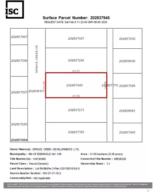 Edenwold Rm No. 158, SK S0G 3Z0,312 Spruce Creek CRESCENT