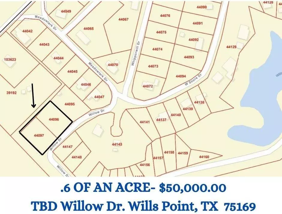 Wills Point, TX 75169,TBD Willow Drive