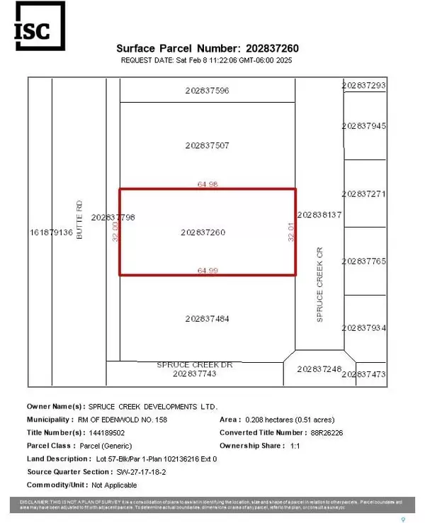 Edenwold Rm No. 158, SK S0G 3Z0,305 Spruce Creek CRESCENT