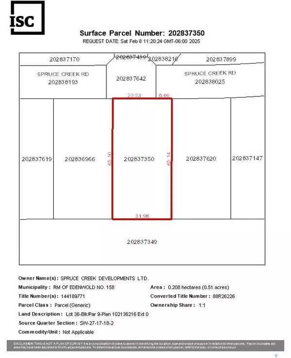 Edenwold Rm No. 158, SK S0G 3Z0,108 Spruce Creek ROAD