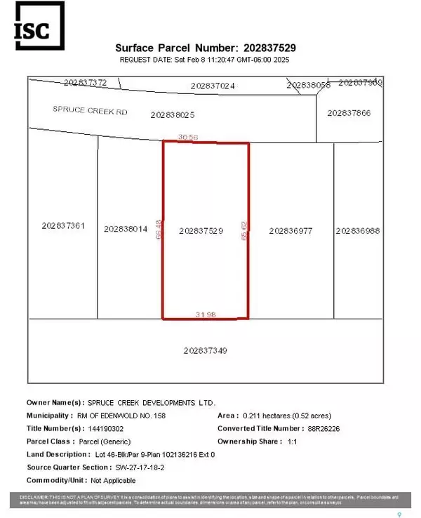 Edenwold Rm No. 158, SK S0G 3Z0,152 Spruce Creek ROAD