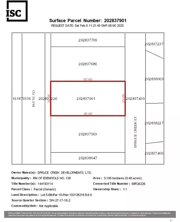 Edenwold Rm No. 158, SK S0G 3Z0,217 Spruce Creek STREET